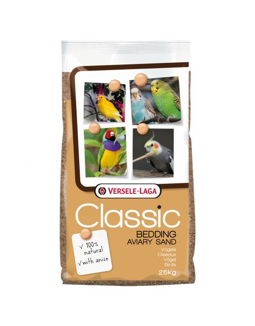 Versele-Laga Classic Schelpenzand Economic Zak - Vogelbodembedekking - 25 kg