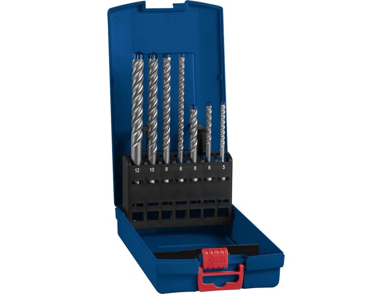 Bosch Professional Hammerbohrer-Set Expert SDS plus, 7-teil 7-teiliges Hammerbohrer-Set für Hammerbohrer