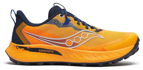 Chaussures Trail Saucony Peregrine 15 Orange/Bleu Homme