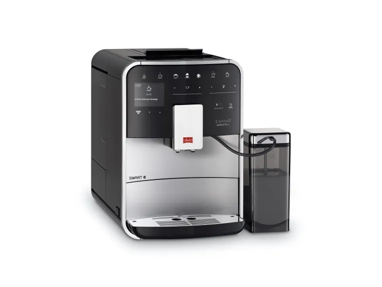 Melitta CAFFEO Barista TS Smart - Automatisk kaffemaskine med mælkeskummer - 15 bar - sølv
