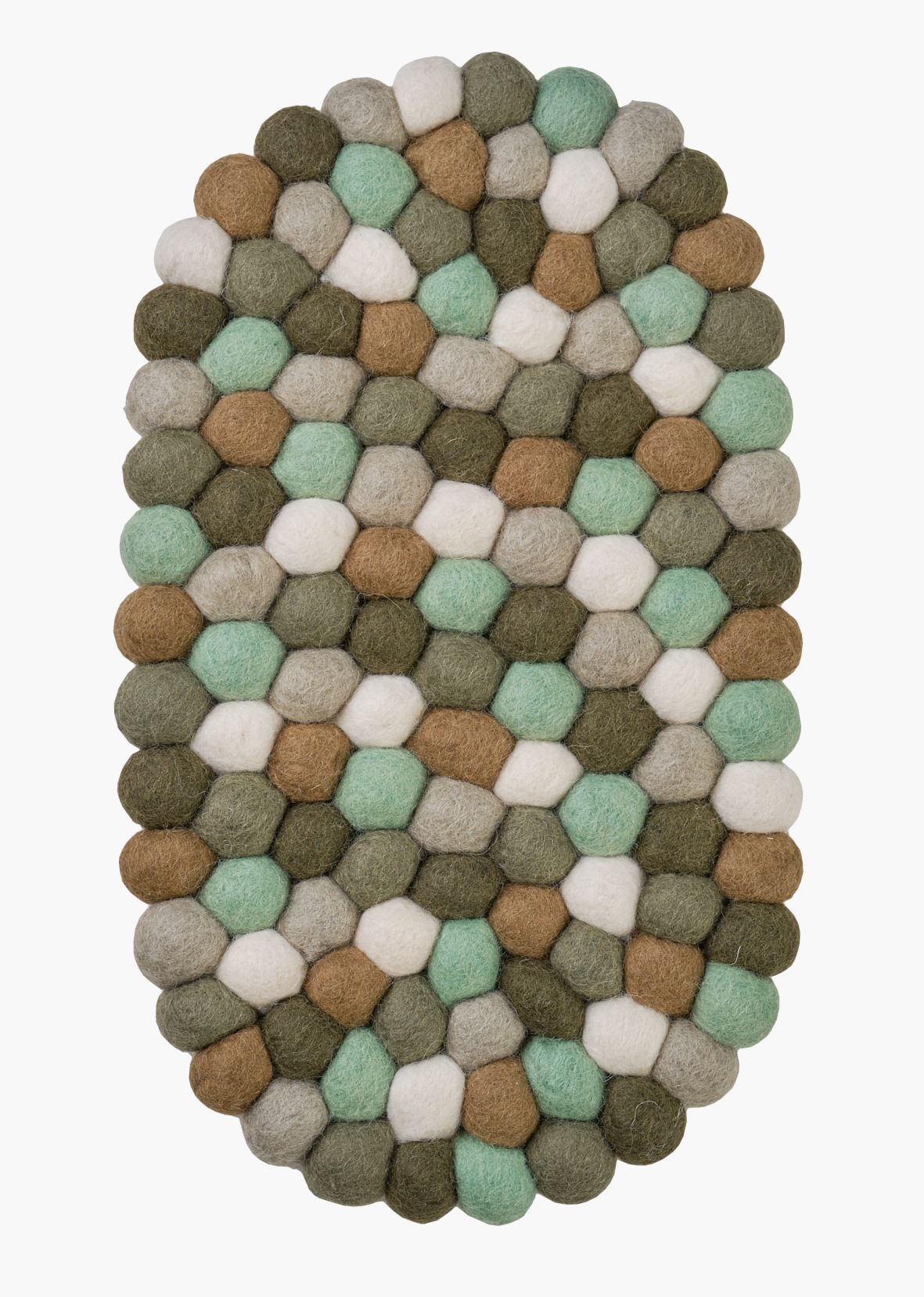 Gryteunderlag olivengrønn - 33x19 cm