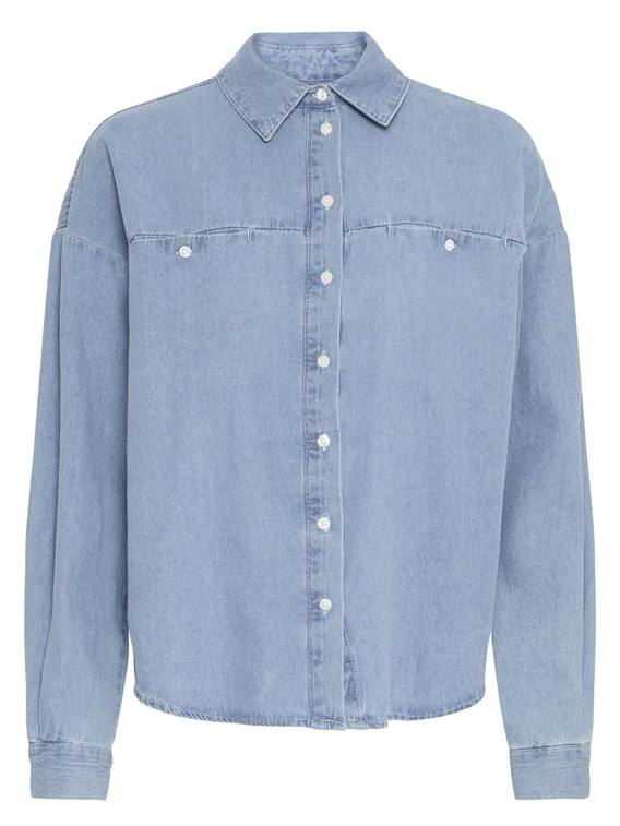 Ichi Blouse Denim Archer 20122389