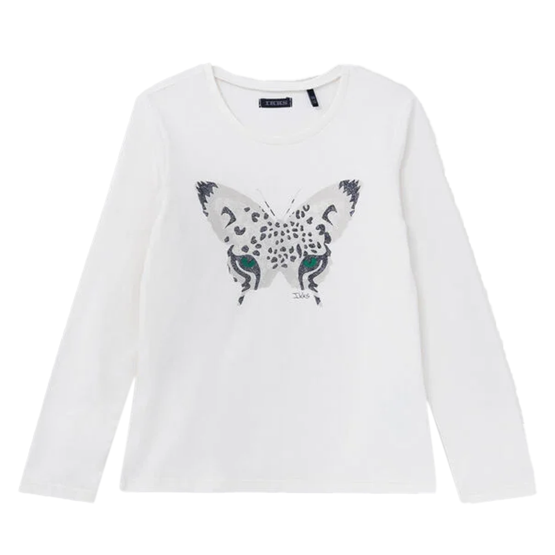 Tee-shirt manches longues en coton| Blanc