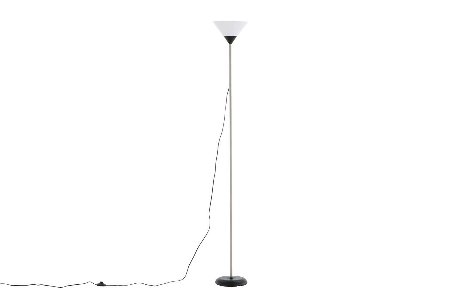 Batang Lighting Vloerlamp 25,4 x 25,4 x 178 cm, Kunststof, Beige, Zwart, Wit. 26 x 26 x 178 cm