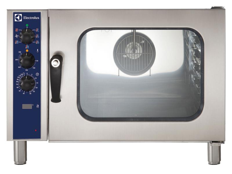 Electrolux Professional Gewerbedampfgarer ECF/E6-0 Silber Gesundes Kochen in grossen Mengen mit einem Gewerbedampfgarer