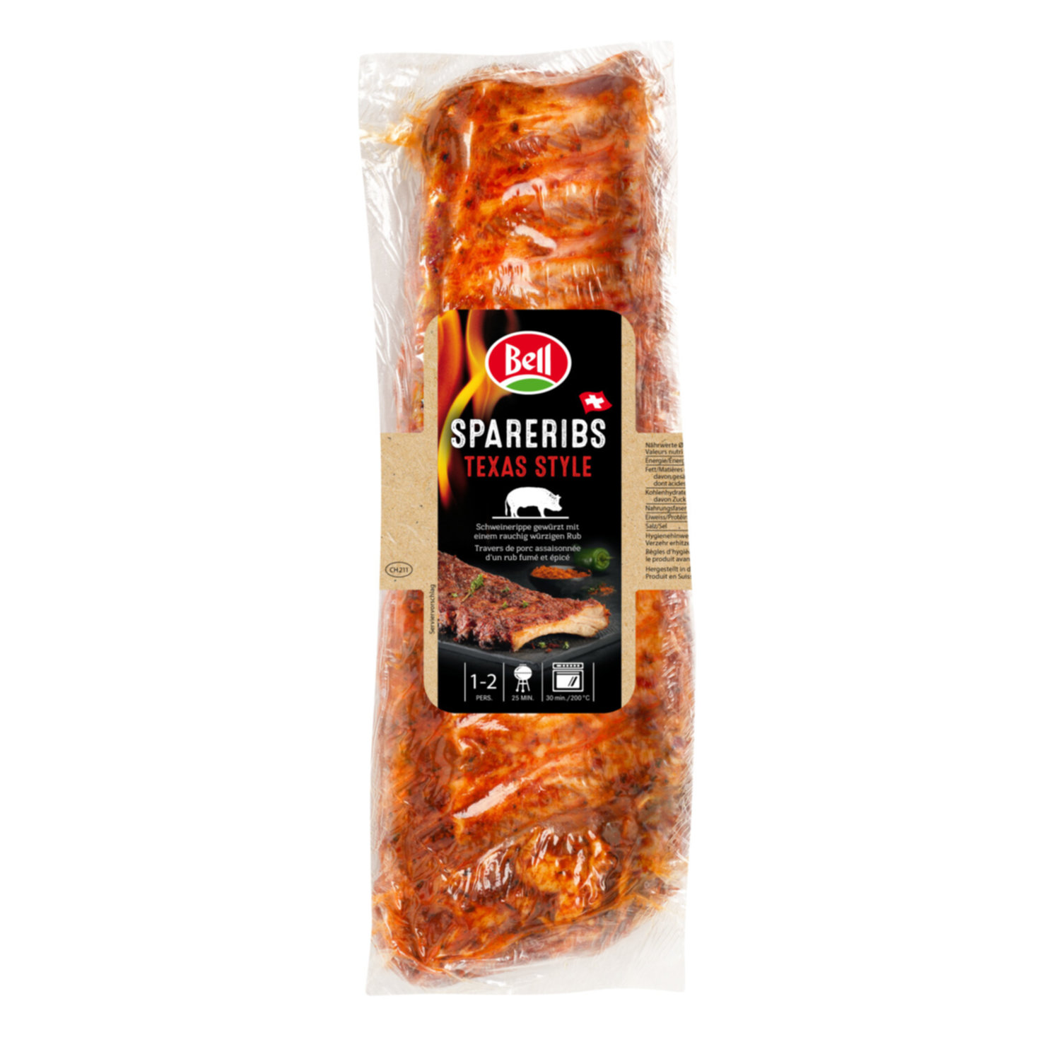 Bell Schweins Spareribs Texas Rub ca. 580g