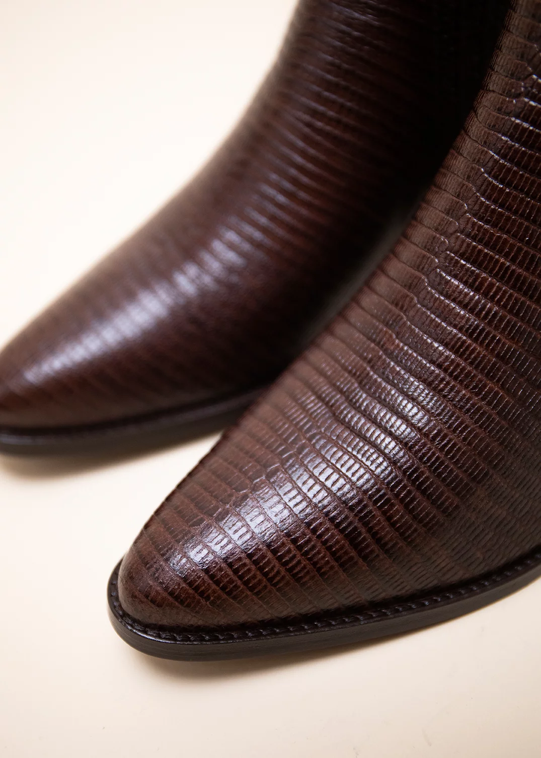 BOOTS ESRA LEZARD MARRON