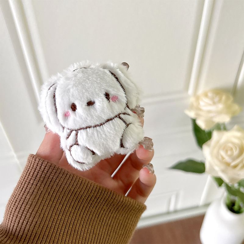 Karnemelk - Chenille Animal Telefoonstandaard