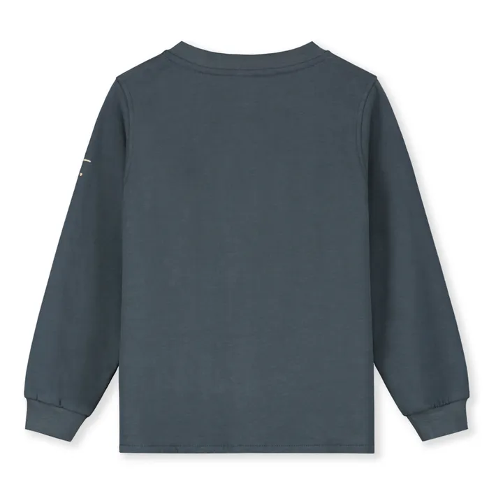 Gray Label Cardigan Coton Bio | Bleu gris
