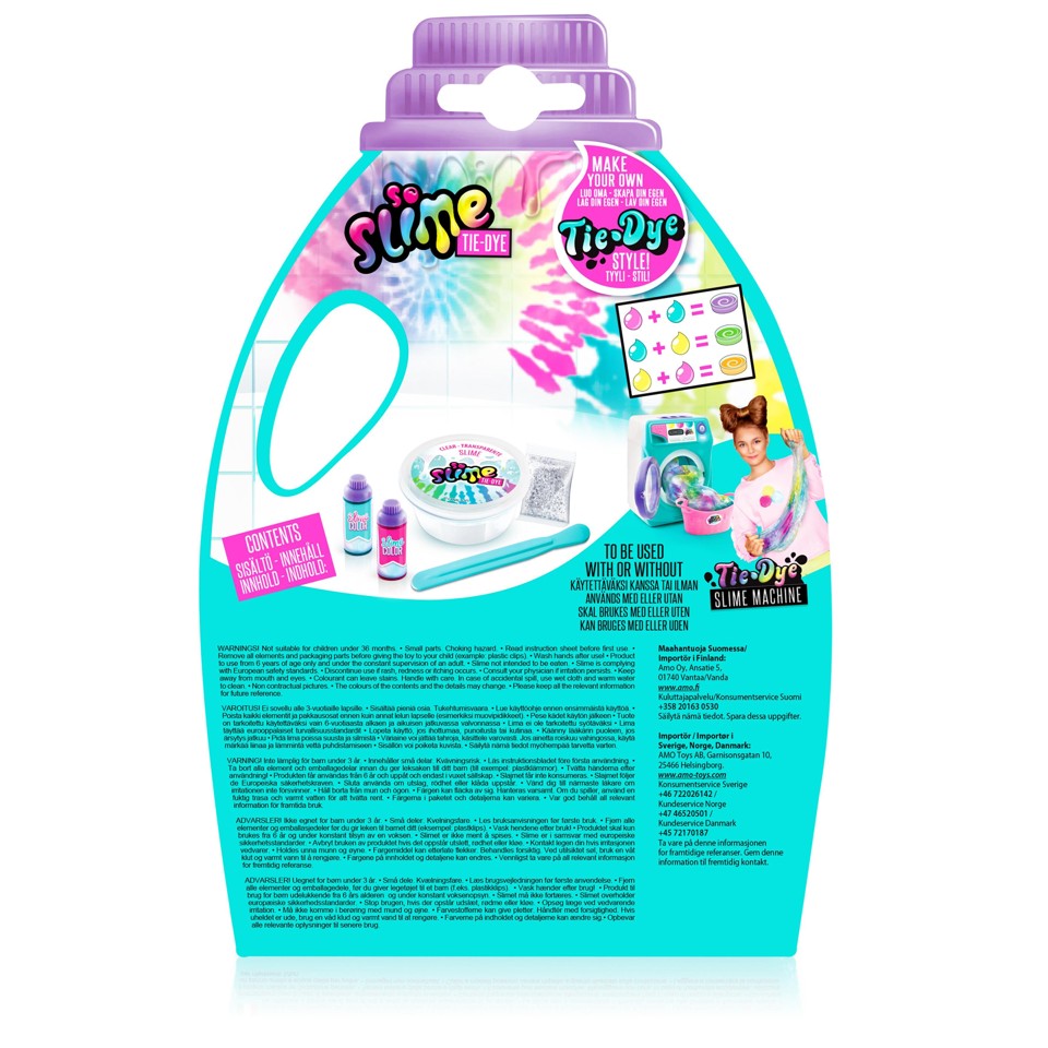 SO SLIME - Tie Dye Slime Kit - Tørrestativ