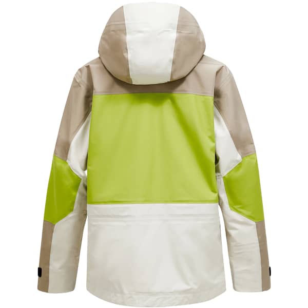 Veste de ski PEAK PERFORMANCE M GRAVITY GORE-TEX 3L JACKET AVID BEIGE/STAND OUT GREEN/SAND FOG
