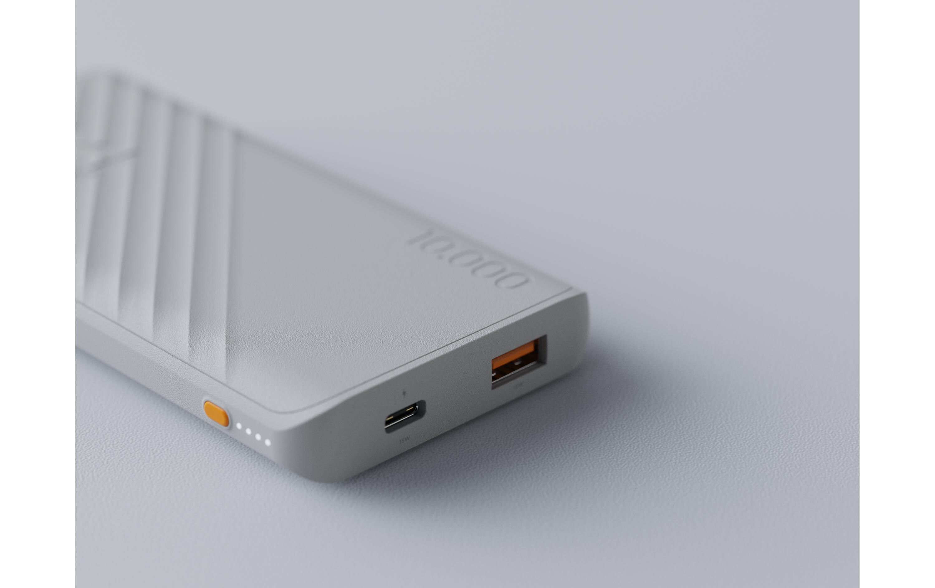 Powerbank Go2 10000 mAhSchlanke 2-Port-Powerbank mit FastCharge