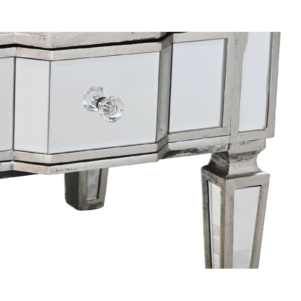 Pegane Meuble TV - Argent