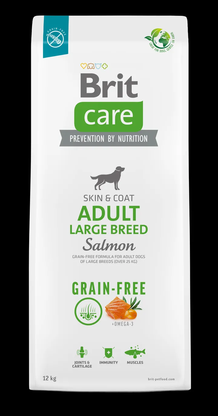 Brit Care Dog Grain-free Adult Large Breed, Salmon, 12 kg