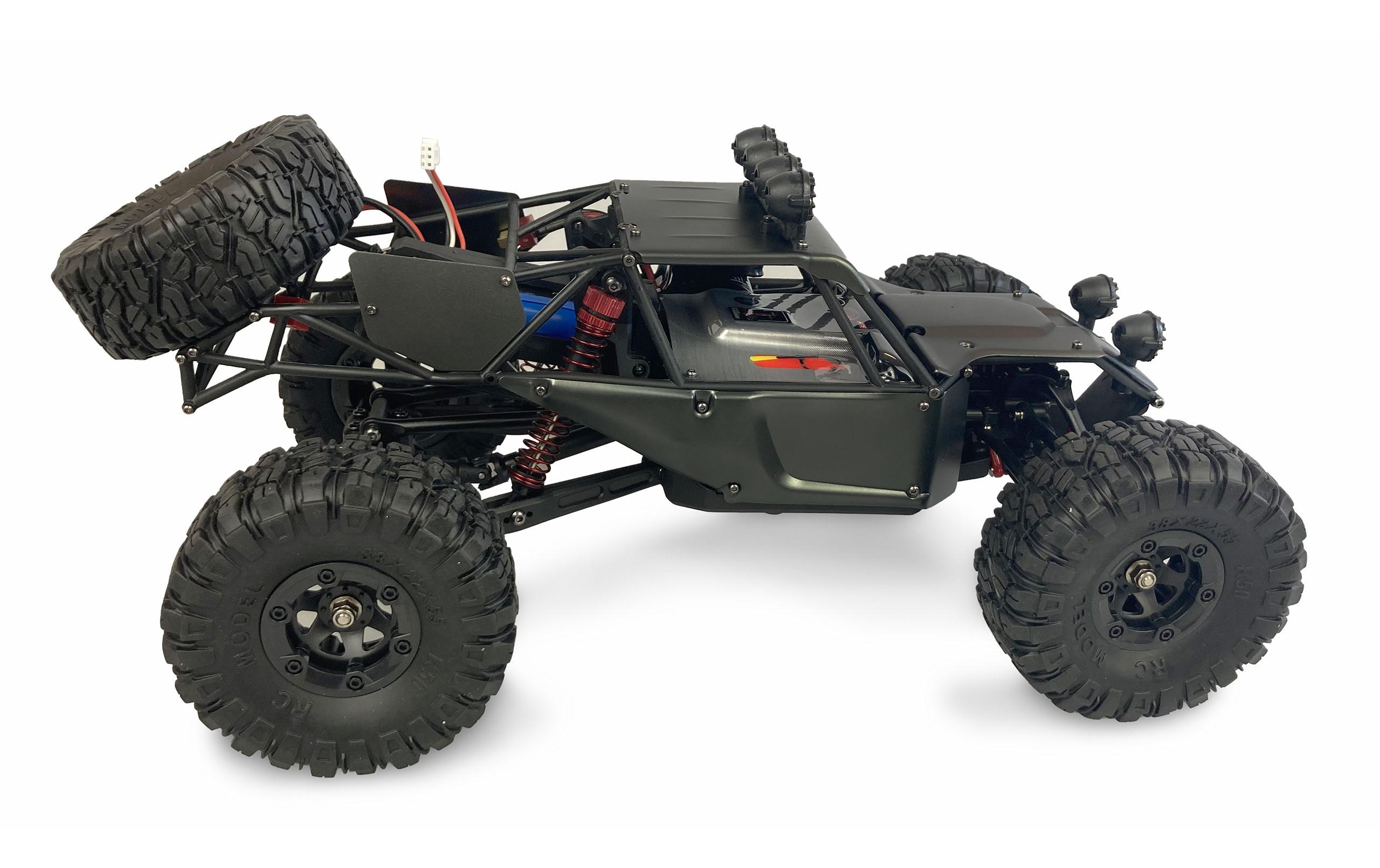 Buggy Dark Rampage 4WD, Grau 1:12, RTR<br>4WD Wüstenbuggy mit Karosserieteilen aus Metall