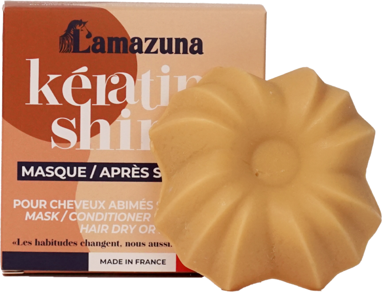 Lamazuna  Haarmaske und Conditioner Keratine Shine, 74 ml