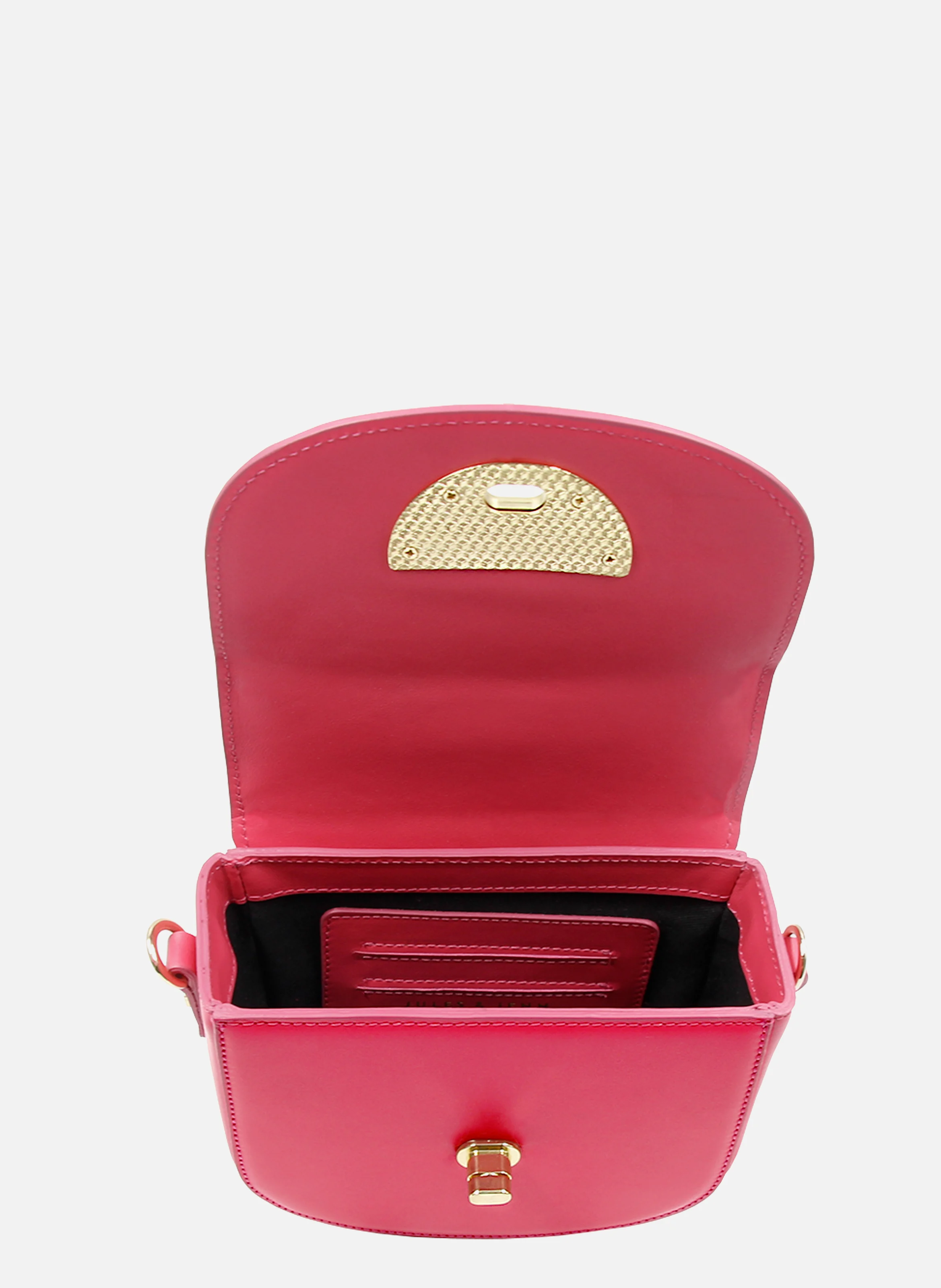 Mini sac cuir lisse | Rose