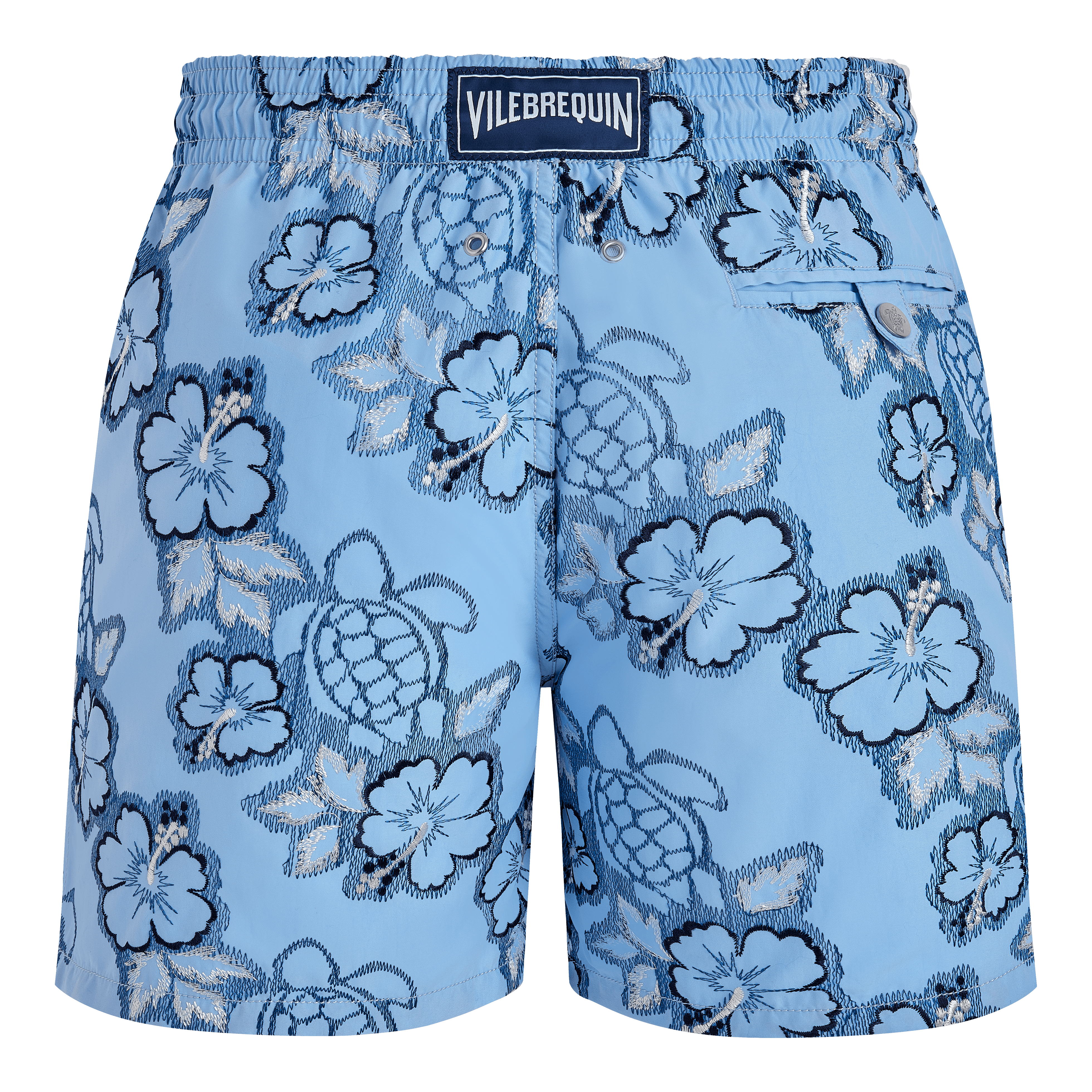Maillot de Bain Homme Brodé Hibiscus - Edition Limitée