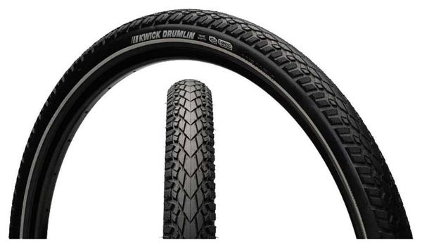 Pneu Kenda Kwick Drumlin K1216 Tubeless 26´´X 2.00 Rigid VTT  Noir 26´´x 2.00