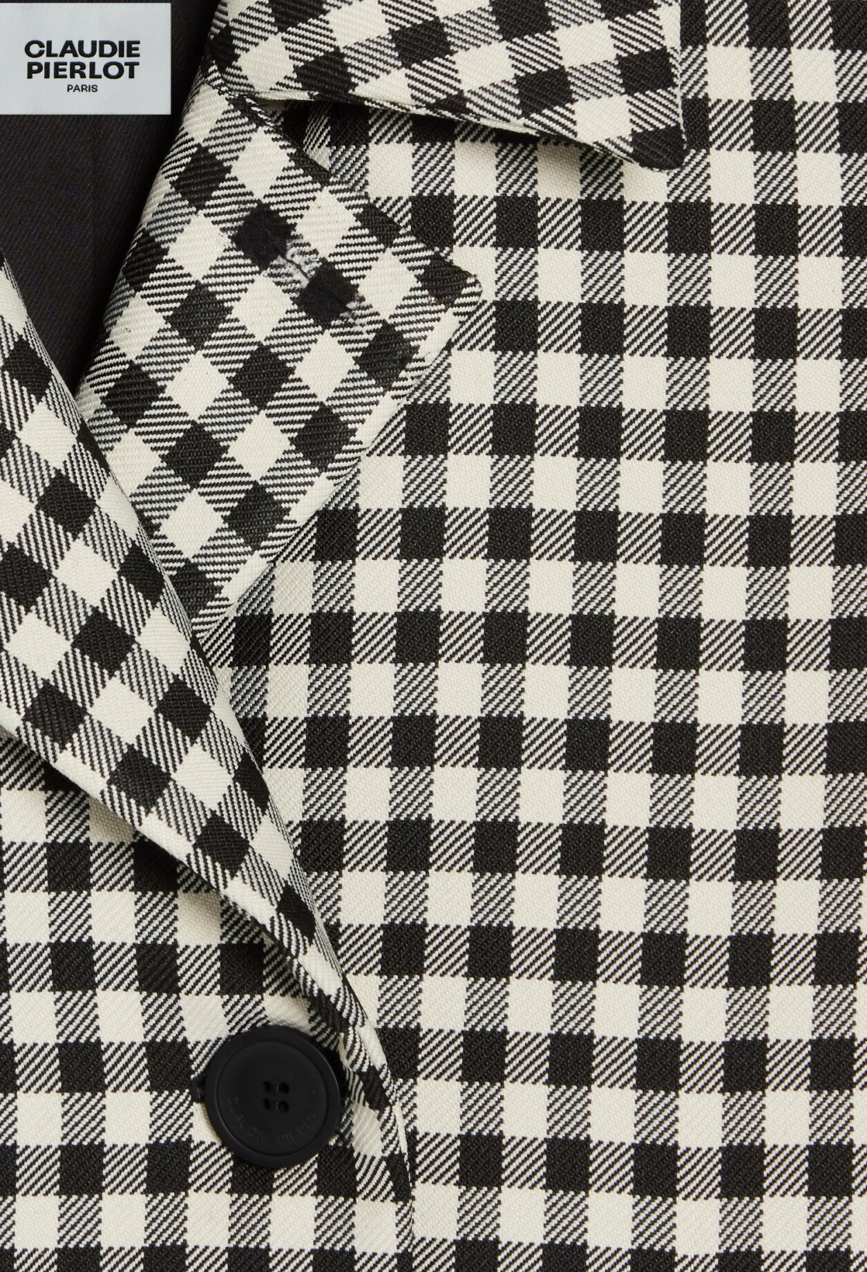 Manteau carreaux bicolore