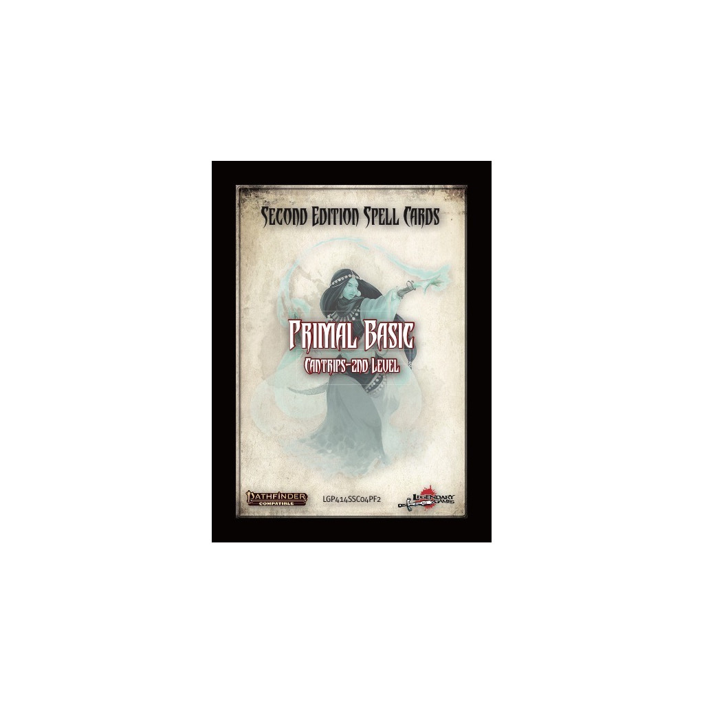 Pathfinder Second Edition - Primal Basic Spell Card Set