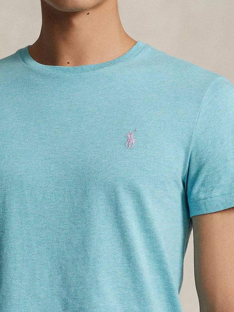 POLO RALPH LAUREN T-Shirt Custom Slim Fit türkis