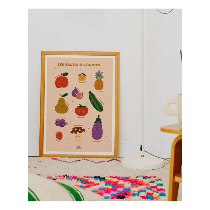Ma petite vie Affiche pédagogique Fruits