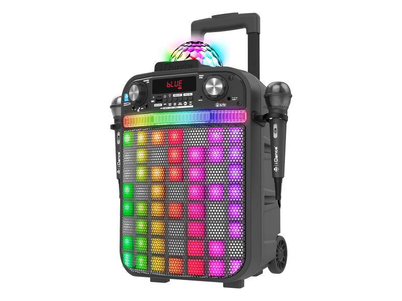 iDance Karaoke Party Groove X3 Karaoke Set mit zwei Mikrofonen
