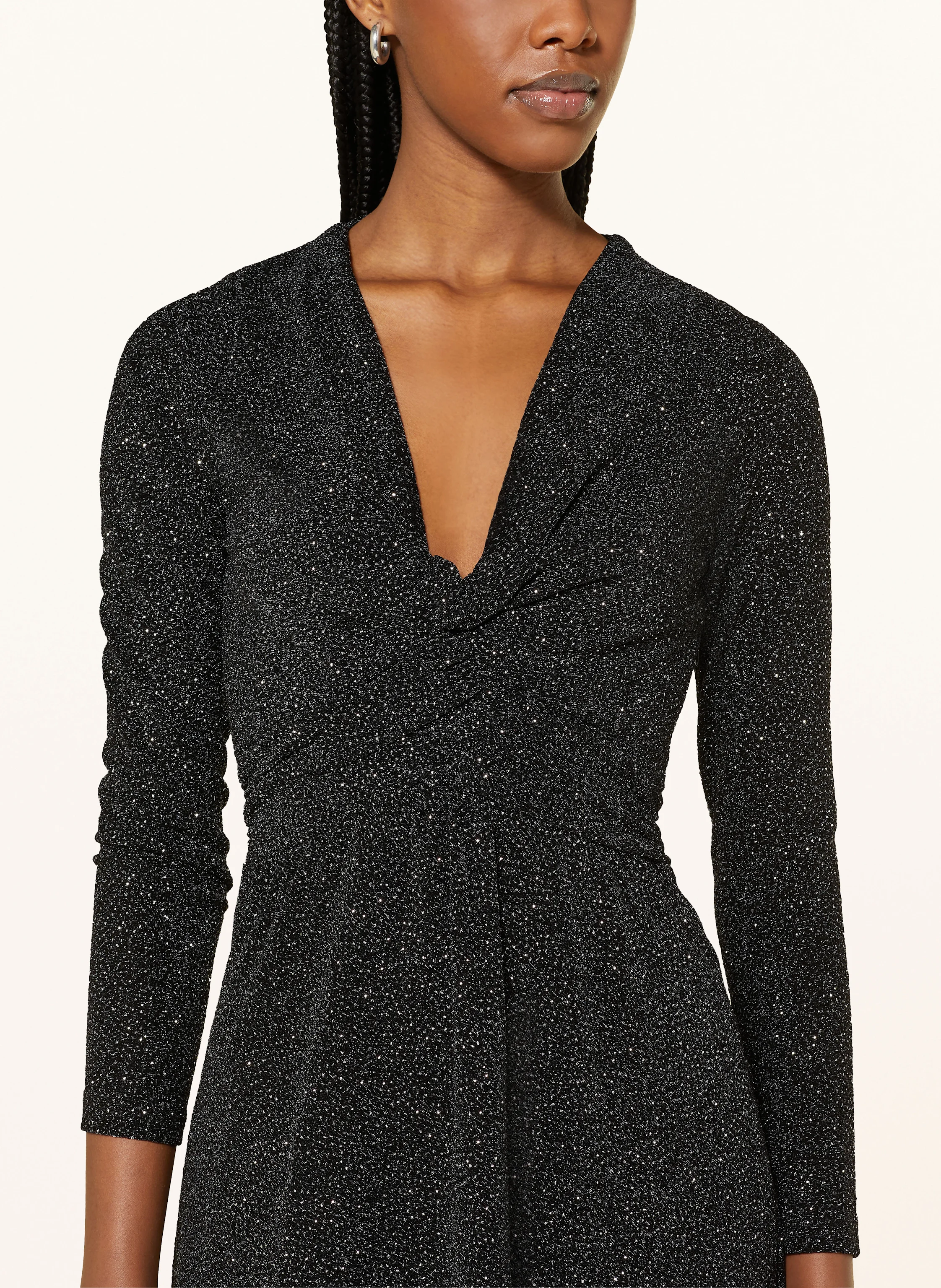 ba&sh Kleid BRADY mit Glitzergarn