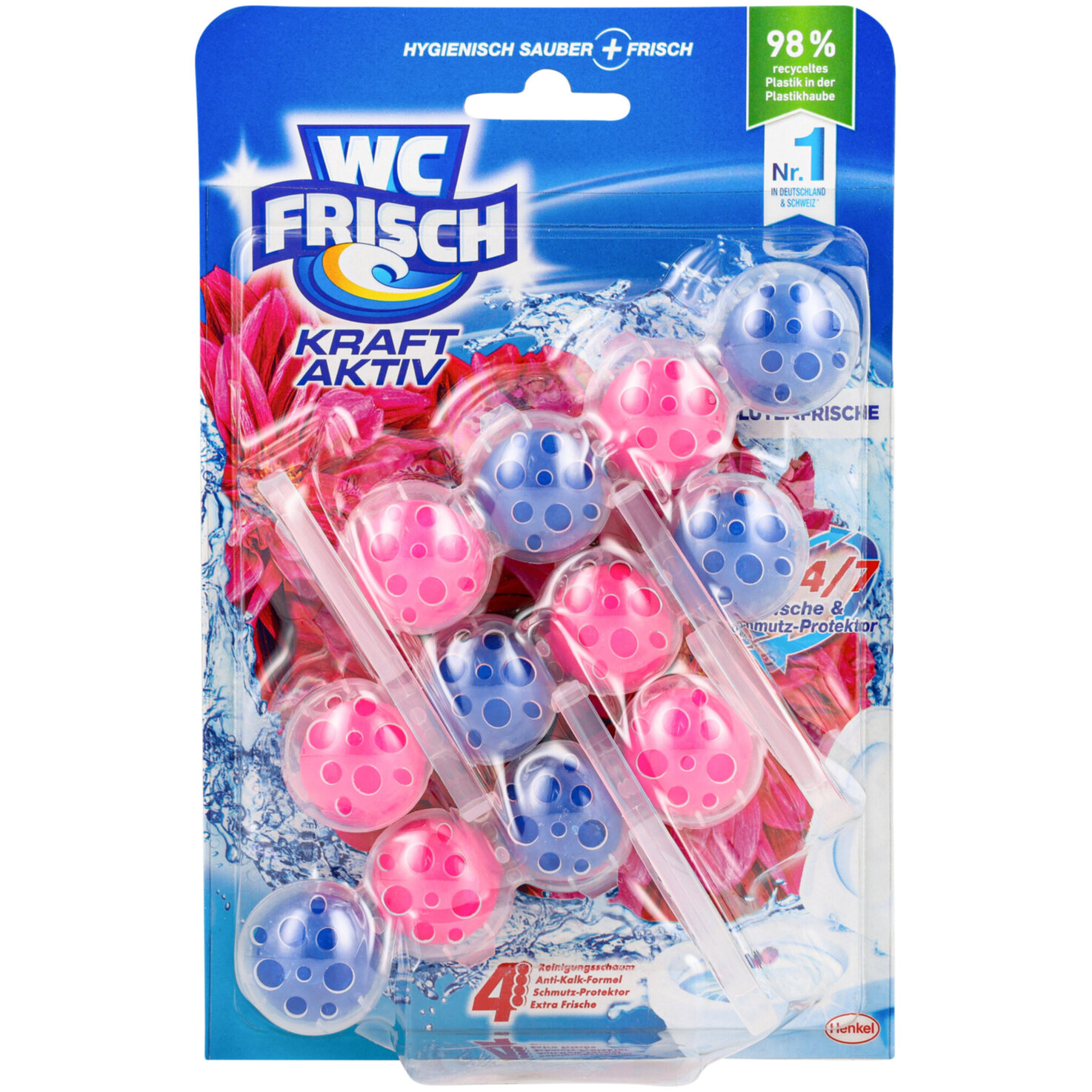WC Frisch Kraft Aktiv Blütenfrische 3x50g
