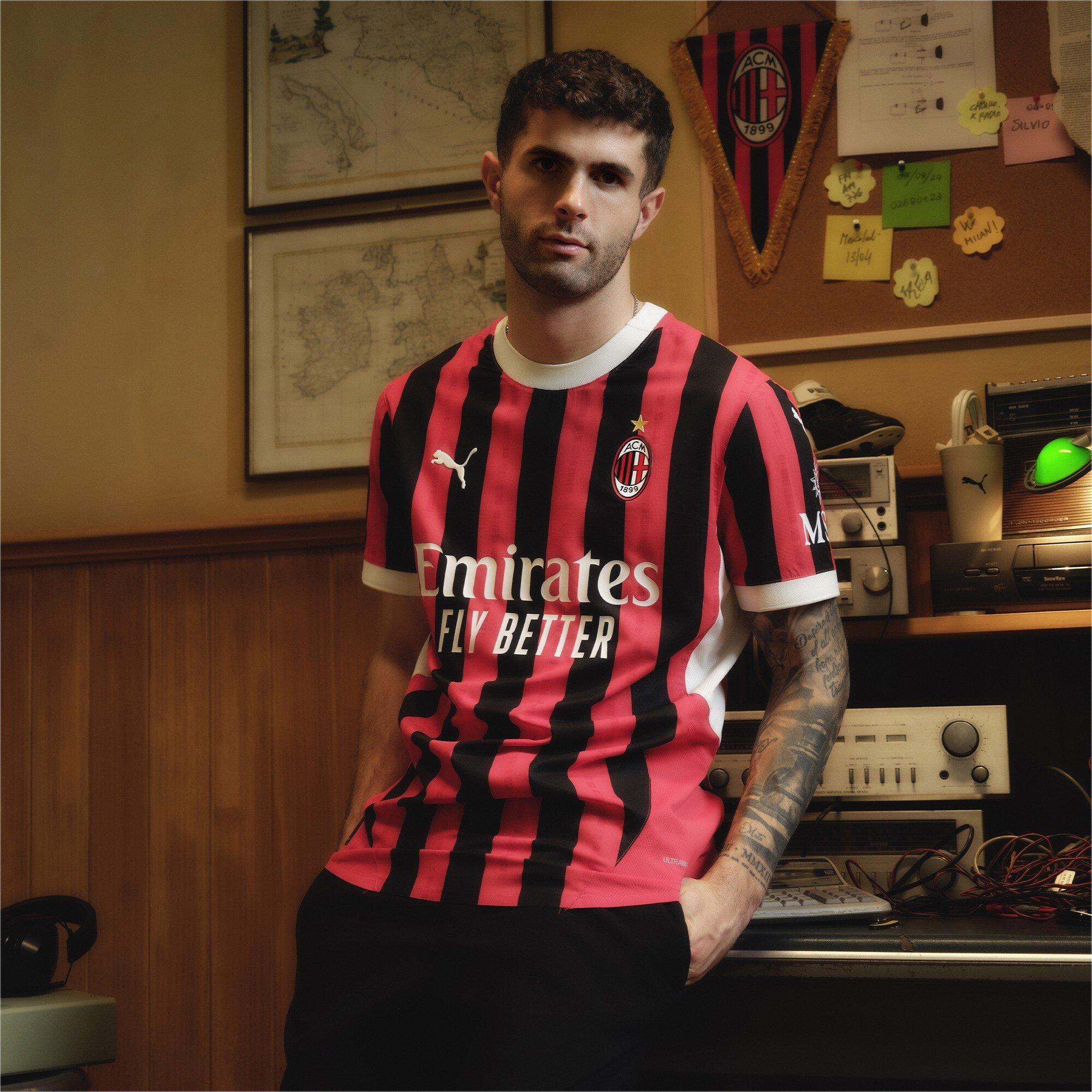 Puma AC Milan Home Shirt 2024 2025 Juniors
