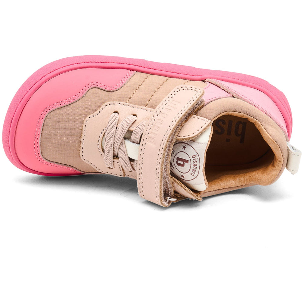 Køb Bisgaard Pink Barefoot Baloo Velcro Sko