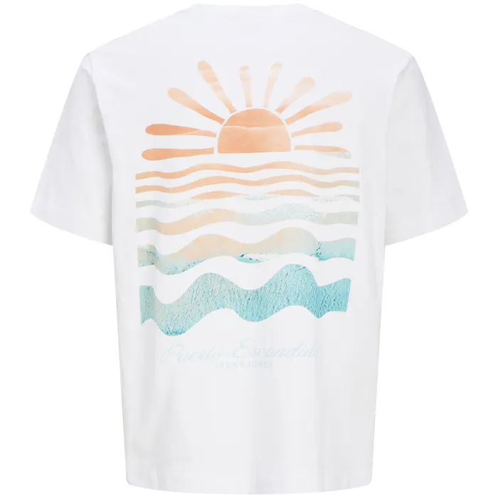 Jack & Jones Originals Canggu Summer Picture Crew Shirt Heren