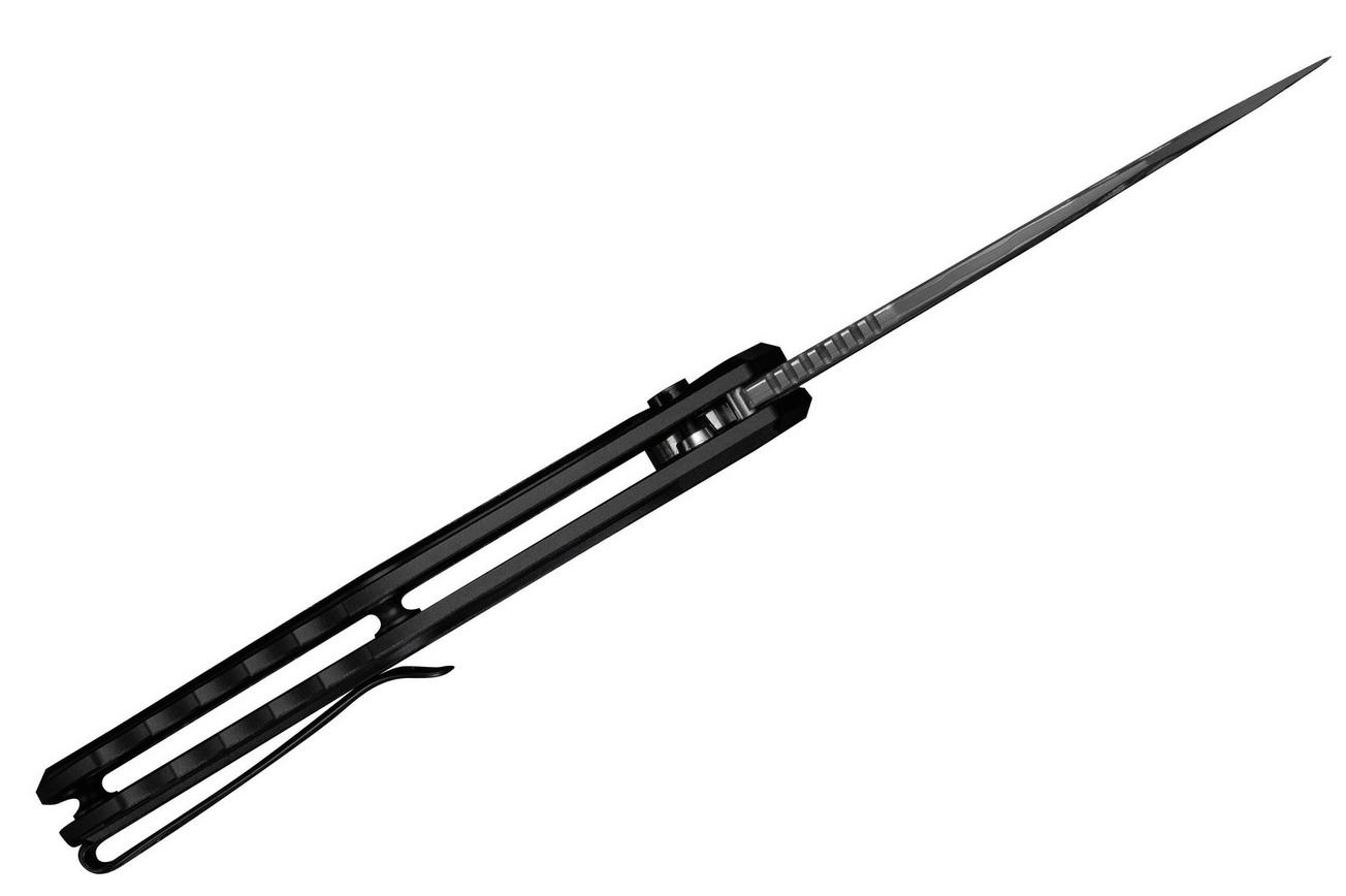 Civivi Biophase C23083-DS1 Damascus, Black Aluminum, zakmes