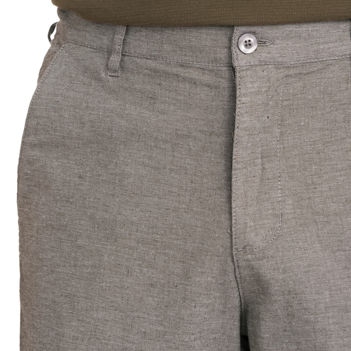 VanVaan Herren Shorts mit Leinen dunkelgrün