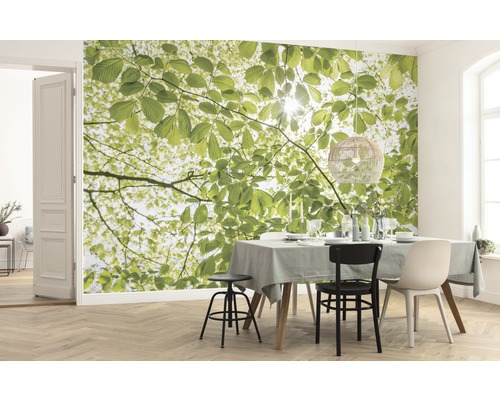 Vliesbehang SHX9-045 In het Lentebos, set van 9 stuks, 450 x 280 cm