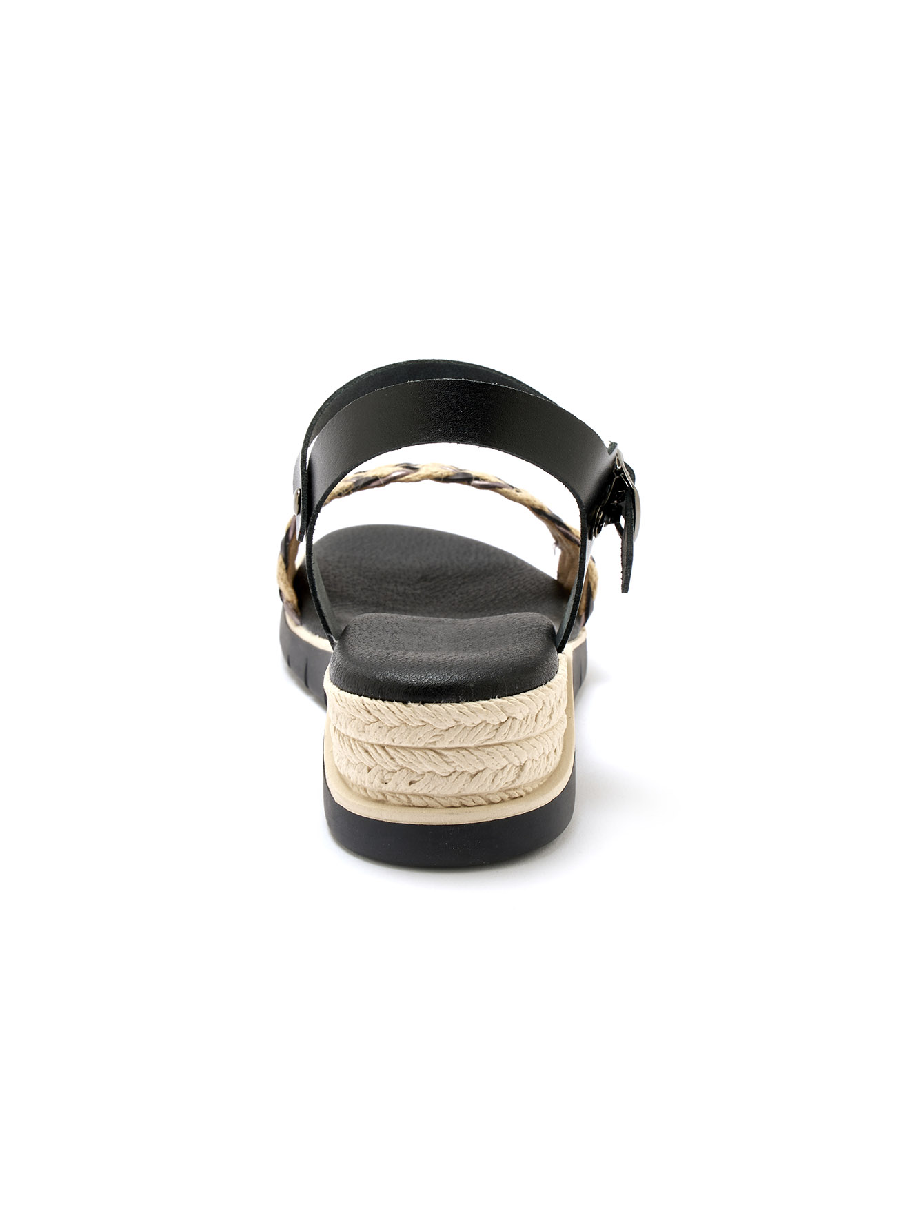 Sandales dessus cuir et corde