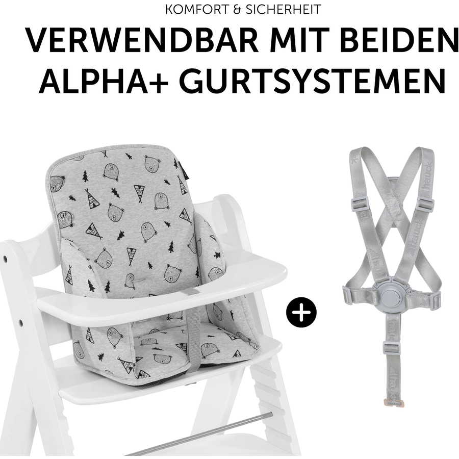 hauck Hochstuhlauflage Alpha Cosy Select Nordic Grey