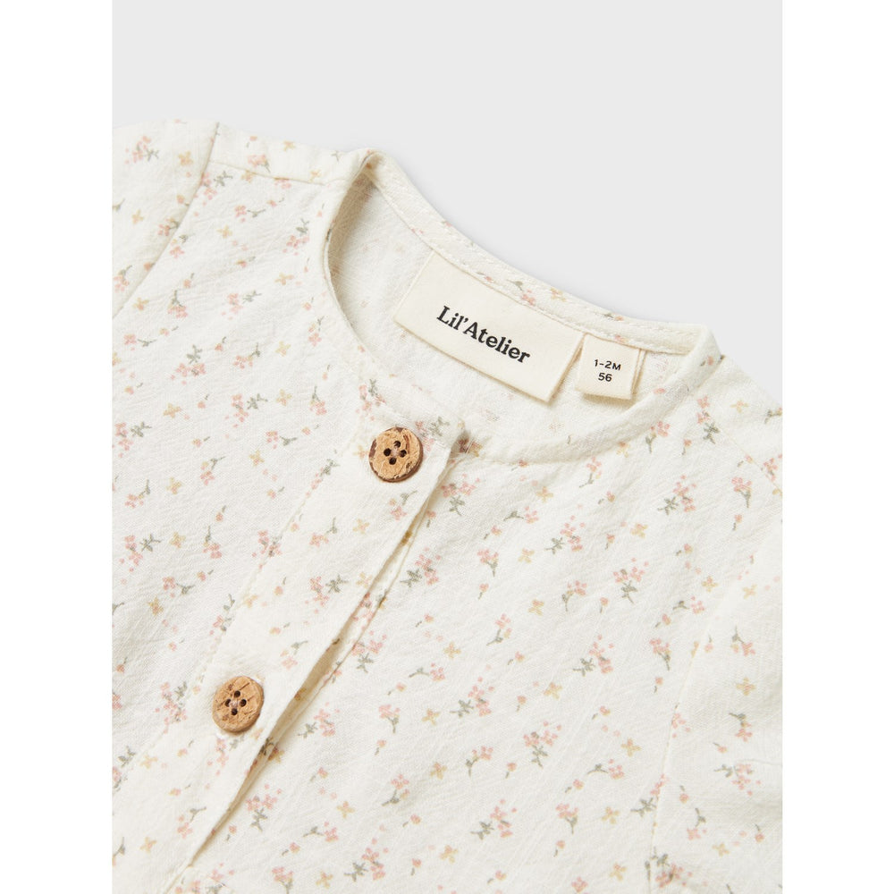 Køb Lil'Atelier Coconut Milk Nbfhailey Ss Loose Body Kjole Lil