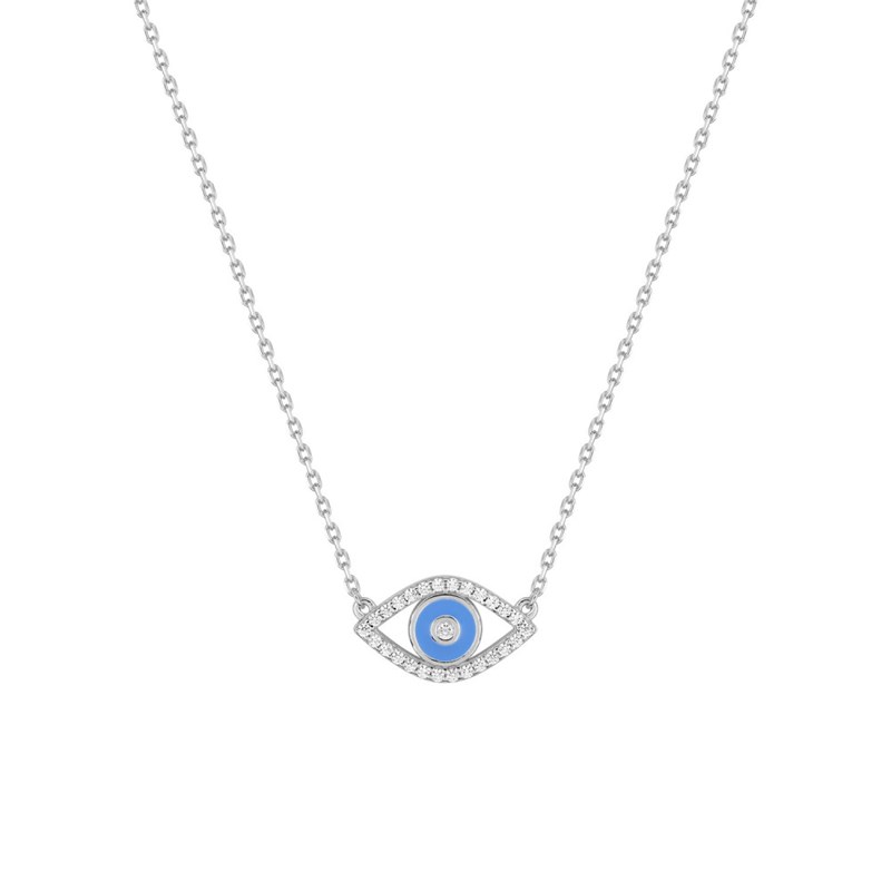 Collier Femme - Oxyde de zirconium - Argent 925 - Longueur : 42 cm