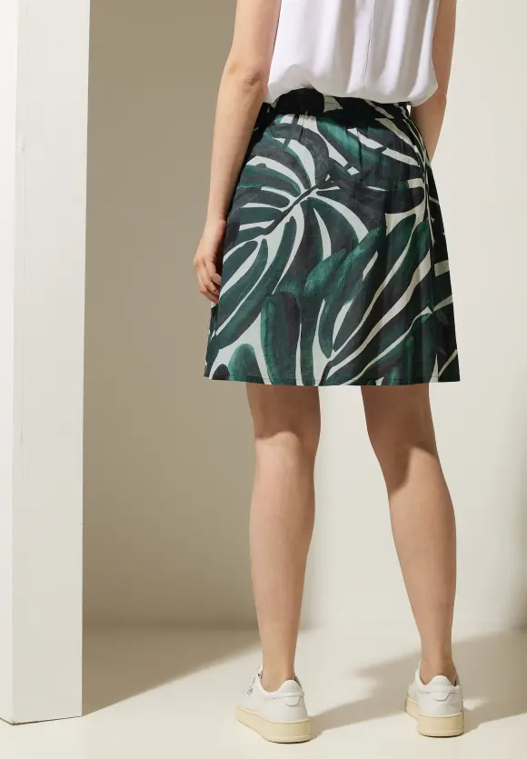 Palmenprint Rock - lagoon green
