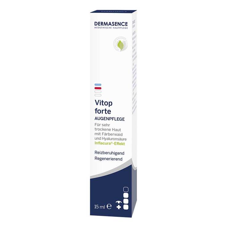 Dermasence Vitop forte Augenpflege Creme, 15 ml