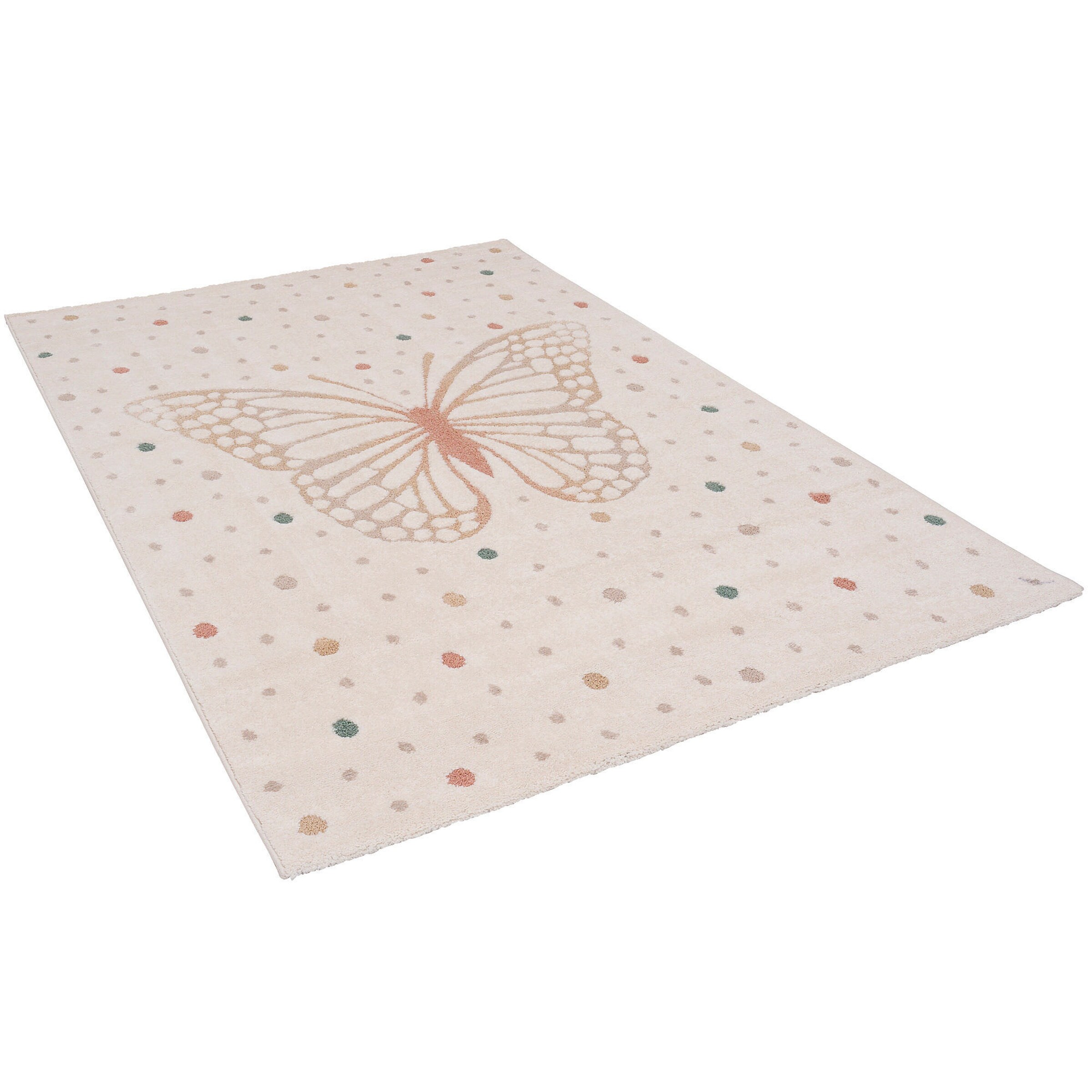Pergamon Kinder Teppich Happy Kids Creme - 120x170 cm