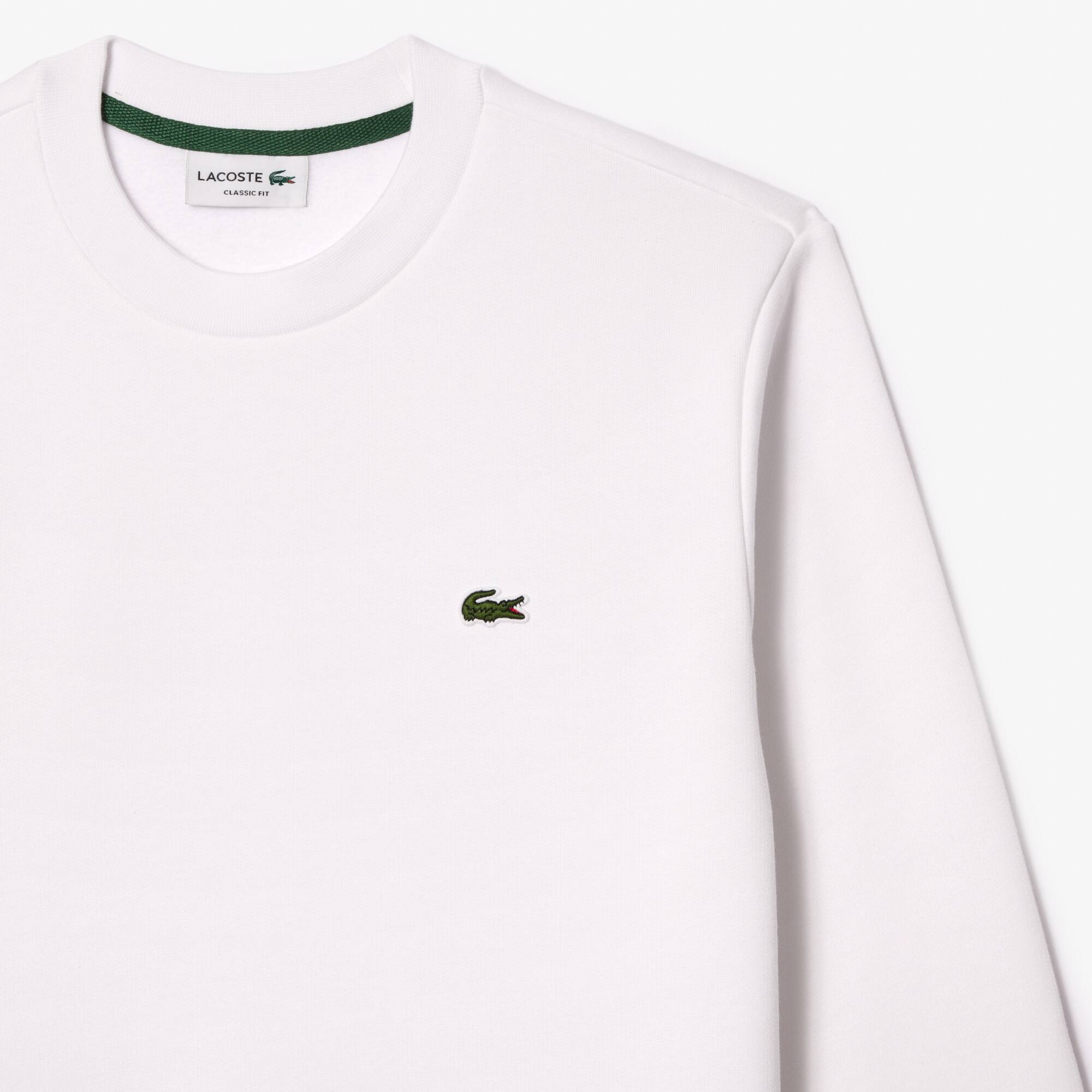 Jogging-Sweatshirt aus aufgerautem Fleece Sweatshirts - Weiss - Lacoste - Herren