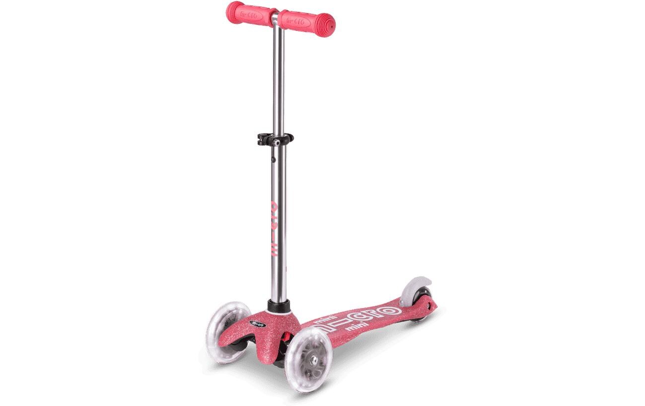 Kickboard Mini Micro Deluxe Fairy Glitter LED PinkScooter für Kinder