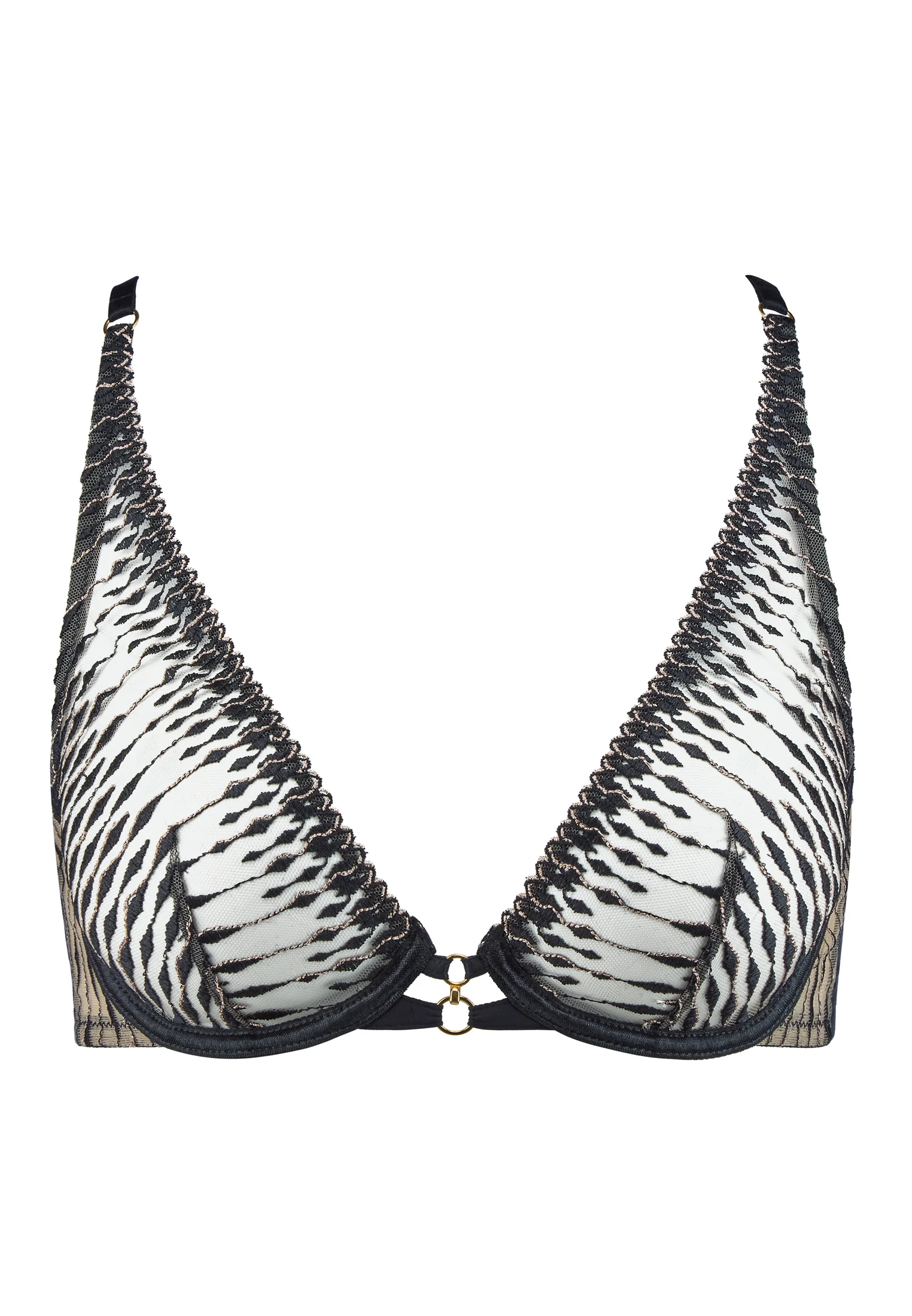 VOODOO KISS - Soutien-gorge triangle avec armatures | Noir