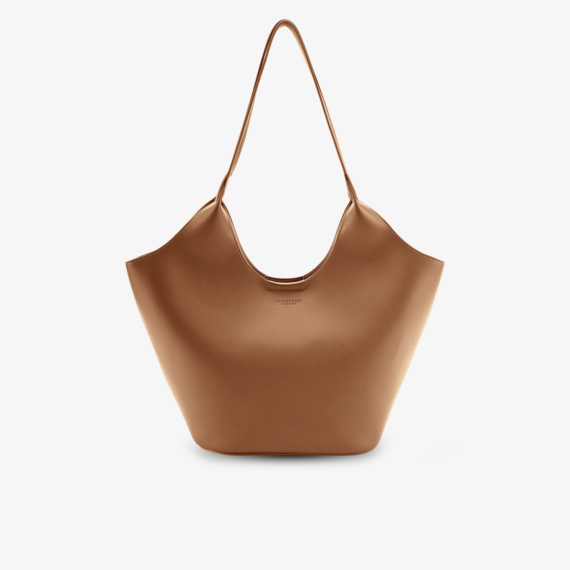 SEIDENFELT Damen Handtasche braun