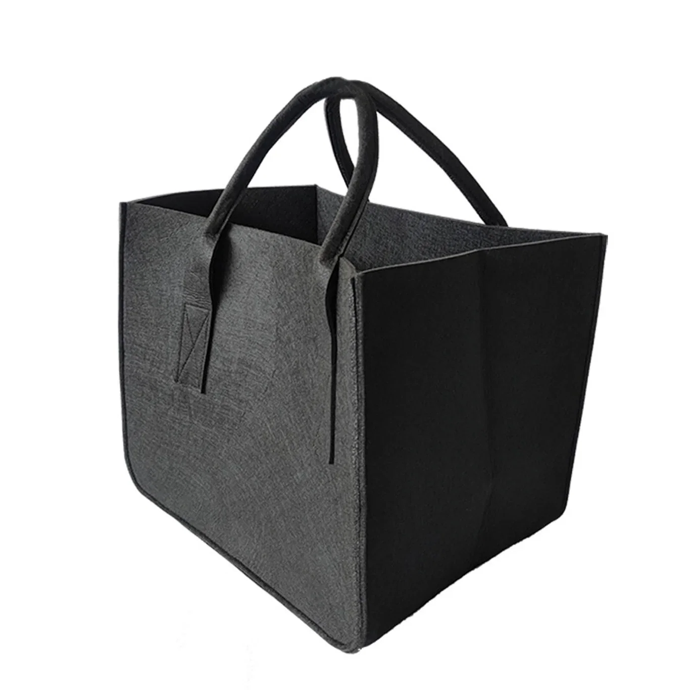 Vedkurv i filt Lengde 42 cm