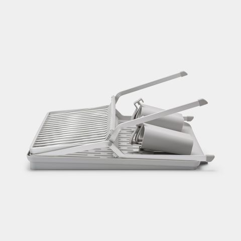 Inklapbaar afdruiprek SinkSide, Large - Mid Grey