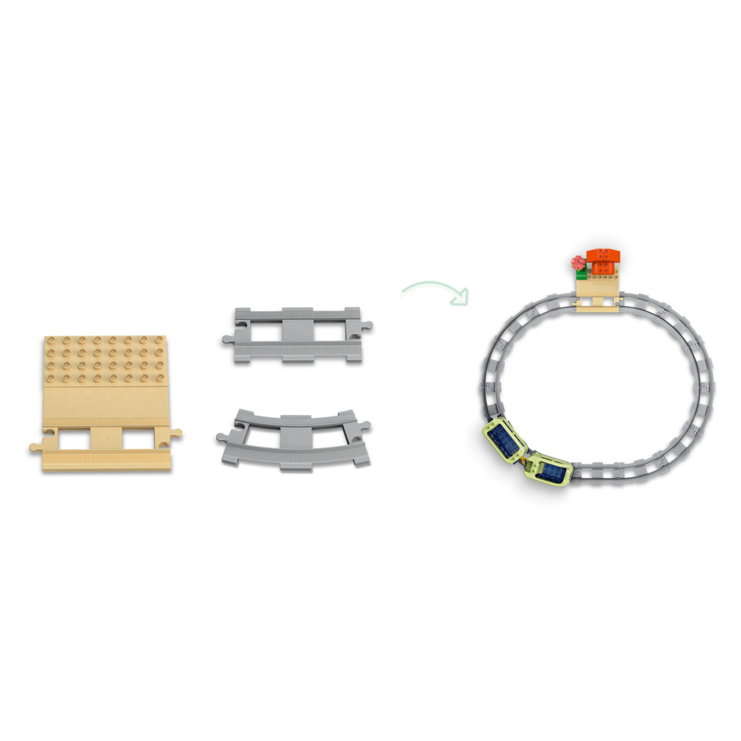 LEGO® DUPLO 10427 Town Interaktive Abenteuer-Eisenbahn 2+ Jahre
